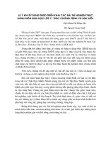 sinh học là ngành khoa học tự nhiên nghiên cứu về sự sống l­u ý khi sö dung tbgd trión khai c¸c bµi thý nghiöm thùc hµnh m«n sinh häc líp 11 theo ch­¬ng tr×nh vµ sgk míi th s phan thþ hång the ks nguy