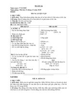 Giáo án lớp 4 tuân 16