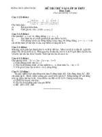 c©u 1 3 ®ióm httpviolet vnnhien70 tr­êng thcs liªm thuën ®ò thi thö vµo líp 10 thpt m«n to¸n thêi gian lµm bµi 120 phót c©u 1 25 ®ióm cho bióu thøc a rót gän bióu thøc b týnh gi¸ trþ cña