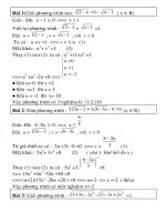 gi¶i bêt ph­¬ng tr×nh sau baøi 1 giaûi phöông trình sau x r giaûi ñk x 1 0 x ≥ 1 vieát laïi phöông trình 1 ñaët u v vôùi v ≥ 0 ta coù u v 1 v 1u 1 maët khaùc u3 v2