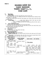 chöông iii baøi 9 quang hôïp ôû caùc nhoùm thöïc vaät c3 c4 vaø cam a muïc tieâu 1 kieán thöùc trình baøy ñöôïc moái lieân heä giöõa pha saùng vaø pha toái phaân bieät ñöôïc caùc con ñöôøng coá ñòn