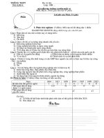 tr​​​​​­êng thpt hä vµ tªn thä xu©n 4 líp 10b bµi kióm tra th­​​êng xuyªn khèi 10 m«n §þa lý thêi gian lµm bµi 45 phót lêi phª cña thçy c« gi¸o §ò bµi i phçn tr¾c nghiöm 5 ®ióm mçi c©u tr¶ lêi ®ó