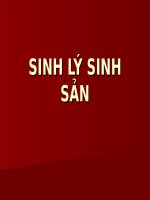 SINH lý SINH sản (SINH lý SLIDE) (chữ biến dạng do slide dùng font VNI times, tải về xem bình thường) 
