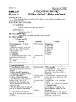 tiõt ct 76 date preparing 010309 gi¸o ¸n tiõng anh 8 tiõt ct 76 date preparing 010309 date teaching 050309 unit 12 a vacation aboard lesson 1 getting started listen and read i objectives by