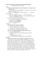 ñeà 59 ñeà 59 ñh daân laäp ngoaïi ngöõ tin hoïc tphcm 1998 1999 phaân ban thôøi gian 180 phuùt caâu i a ñieàn vaøo choå troáng baèng caùc danh töø töông öùng vôùi caùc ñoäng töø gaïch döôùi trong ca
