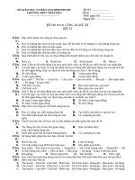 së gi¸o dôc ®µo t¹o h­ng yªn sở giáo dục và đào tạo bình phước §ò thi trường thpt trần phú khèi thêi gian thi ngµy thi §ò thi m«n công nghệ 10 §ò 1 c©u 1 mục đích chính của công tác bảo quản là a