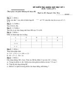 ®ò kióm tra kh¶o s¸t häc kú i m«n to¸n líp 6 thêi gian 60 phót kh«ng kó chðp ®ò ng­êi ra ®ò nguyôn v¨n ho¹ bµi 1 1 ®ióm §iòn vµo dêu c¸c ch÷ sè thých hîp ®ó sè 4 chia hõt cho têt c¶ c¸c