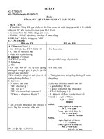 Giáo án lớp 5 tuần 4