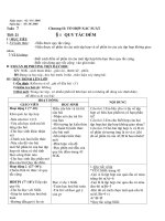 i tröôøng thpt thaïnh loäc giáo án đại số giaûi tích 11 ngaøy soïan 02 10 2008 ngaøy daïy 05 10 2008 tuaàn 7 chương ii tổ hợp xác suất tieát 21 § 1 quy tắc đếm i mục tiêu 1 về kiến thức hiểu