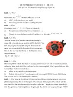 5 Đề thi thử vào lớp 10 môn Toán năm 2020 - 2021 chọn lọc | Toán học, Đề thi vào lớp 10 - Ôn Luyện