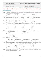 10 đề thi thử thpt quốc gia môn toán 2020 và đáp án chi tiết