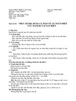 thùc hµnh dông cô b¶o vö an toµn ®iön tr­êng thcs thsp lý tù träng n¨m häc 2008 2009 m«n häc c«ng nghö 8 líp 8a sè tiõt 1 ng­êi so¹n ng« long träng ngµy so¹n 2052008 ngµy d¹y bµi 34 35 thùc hµnh dôn