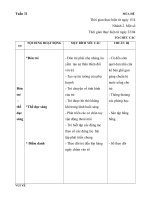 giáo án tuần 31 CĐ Mùa hè vui vẻ ( NTD1 năm 2018-2019)