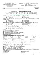 Đề kiểm tra học kì 1 môn Địa lớp 11 năm 2020 - 2021 THPT chuyên Huỳnh Mẫn Đạt chi tiết - Mã đề 174 | Lớp 11, Địa lý - Ôn Luyện