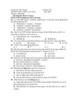 DE THI HOC KI I HOA HOC 12