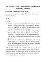 đáp án modum 3 THPT môn hoạt động trải nghiệm hướng nghiệp