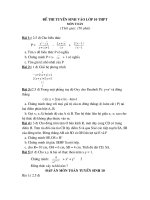 de thi vao 10 co dap an