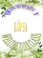 slide 1 wednesday october 13rd 2009 unit 2 let’s talk p1 1 new words từ mới sick a ốm ®au tired a mệt mỏi hot a nóng sad a buồn cold a c¶m lạnh a cold b sad c hot d tired 1 2 3 4 tuesda