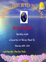 slide 1 nhiöt liöt chµo mõng quý thçy c« gi¸o vò dù giê líp 5a tióu häc th¹ch trþ n¨m häc 2009 2010 người thực hiện phan duy thuấn kióm tra bµi cò §äc vµ nªu néi dung bµi c¸i g× quý nhêt cµ mau thø