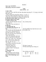 Giáo án lớp 2 tuần 5