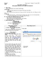 bé gi¸o dôc vµ §µo t¹o gi¸o ¸n sè tr­êng thcs quèc tuên gi¸o ¸n tin häc 9 tuçn 5 ngµy so¹n 1 th¸ng 10 n¨m 2009 tiõt9 bµi thùc hµnh 2 t×m kiõm th«ng tin trªn internet a môc tiªu häc xong bµi nµy häc