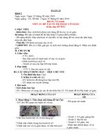 Giáo án Mĩ thuật 1 2 3 4 5 - Tuần 23