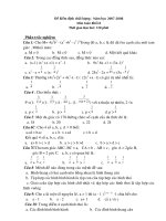 §ò kióm ®þnh chêt l­îng m«n to¸n khèi 8 n¨m häc 2007 2008 ñeà kieåm ñònh chaát löôïng naêm hoïc 2007 2008 moân toaùn khoái 8 thôøi gian laøm baøi 120 phuùt phaàn traéc nghieäm caâu 1 cho m 4a2b2 a2