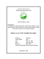 Áp dụng quy trình chăm sóc nuôi dưỡng phòng và trị bệnh cho đàn lợn nái sinh sản nuôi tại trại bùi huy hạnh xã tái sơn huyện tứ kỳ tỉnh hải dương 