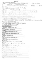 on tap 4 on tap 4 i give the correct form of the verbs 1 mother cook some food in the kitchen at present she always cook in the morning 2 i see that you wear your best clothes 3 i do an exer
