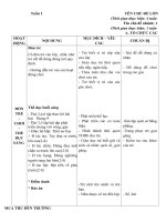 giáo án tuần 1 - 2019