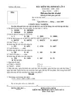 De KT dinh ki lan 1 lop 4