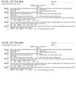 së gd §t th¸i b×nh hä tªn tr​êng thpt t©y thôy anh líp kióm tra 15’ vët lý 11 §ò 1 c©u 1 nõu chiòu dµi h×nh chiõu ®­êng ®i cña ®iön tých trong ®iön tr­êng t¨ng 2 lçn th× c«ng cña lùc ®iön tr­êng a k