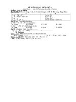 §ò kióm tra 1 tiõt §ò 1 §ò kióm tra 1 tiõt §ò 1 m«n to¸n – líp 8 thêi gian lµm bµi 45 phót phçn i tr¾c nghiöm bµi 1 2® nèi mçi dßng ë cét a víi mét dßng ë cét b ®ó ®­îc h»ng ®¼ng thøc a b 1 a2