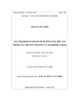 Giá trị định vị kim dưới hướng dẫn siêu âm trong xử trí tổn thương vú sờ không chạm 