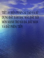 bai 10 Bien phap cai tao va su dung dat man dat phen