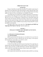 Giải pháp hạn chế rủi ro tín dụng tại ngân hàng thương mại cổ phần quốc tế việt nam (tt) 