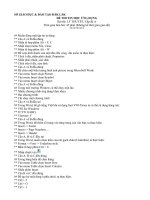 sở giáo dục đào tạo đăk lăk sở giáo dục đào tạo đăk lăk đề thi tin học ứng dụng bài thi lý thuyết cấp độ a thời gian làm bài 45 phút không kể thời gian giao đề muốn đóng một tập t