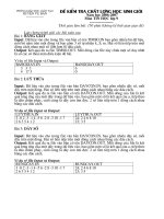 §ò thi n¨m 2005 2006 phßng gi¸o dôc ®µo t¹o huyön vô b¶n §ò kióm tra chêt l­îng häc sinh giái n¨m häc 2006 2007 m«n tin häc líp 9 thêi gian lµm bµi 150 phót kh«ng kó thêi gian giao ®ò lëp ch​­¬ng tr