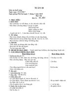 Giáo án tuần 18 lớp 1D