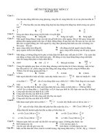 DE THI THU DH RAT HAY