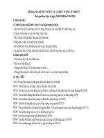 Kế hoạch chủ đề nước và các HTTN