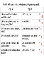 trac nghiem unit 4 on computer