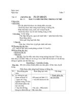 mau va moi truong trong co the