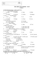 one period – test the first one period – test grade 6 i circle the best answer a b c or d 4ms 1 do you spell your name a what b where c how d who 2 2 x 6 a twenty b eleven c twelve d thirteen 3