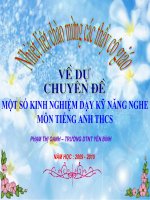 Bao cao chuyen de ve day ky nang nghe