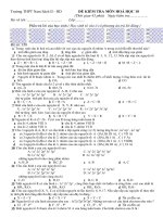 He thong de kiem tra trac nghiem 45 Hoa hoc 10doc