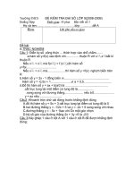 trường thcs đề kiểm tra đại sô lớp 92008 2009 hoằng hợp thời gian trường thcs đề kiểm tra đại sô lớp 92008 2009 hoằng hợp thời gian 45 phut bài viết số 3 họ và ten lớp đề a điem lời phe của co gia