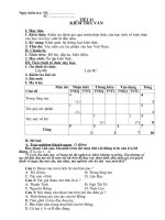 hä vµ tªn ngµy kióm tra 8b 8c tiõt 41 kióm tra v¨n i môc tiªu 1 kiõn thøc kióm tra ®¸nh gi¸ qu¸ tr×nh nhën thøc cña häc sinh vò kiõn thøc v¨n häc cña häc sinh tõ ®çu n¨m 2 kü n¨ng kh¸i qu¸t hö thèng