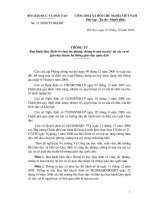 Thong tu so 312009TTBGDDT ngay 23102009 cua Bo GDDT ban hanh Quy dinh ve cong tac phong chong te nan ma tuy