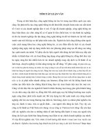 Các nhân tố ảnh hưởng đến hành vi mua tour trực tuyến của du khách nghiên cứu trường hợp khách du lịch tại công ty du lịch travel (tt) 